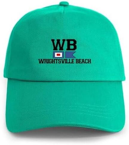 قبعة تصميم أعلام بحرية من CafePress Wrightsville Beach NC قبعة بيسبول قابلة للتعديل in Kuwait