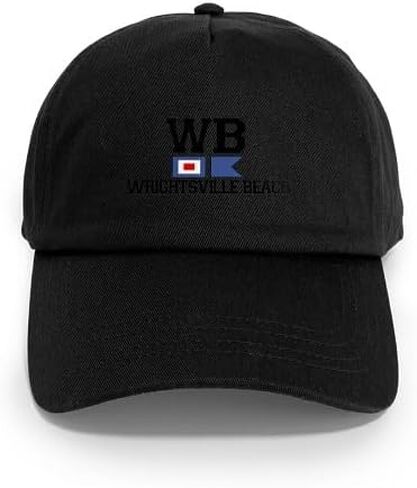 قبعة تصميم أعلام بحرية من CafePress Wrightsville Beach NC قبعة بيسبول قابلة للتعديل in Kuwait
