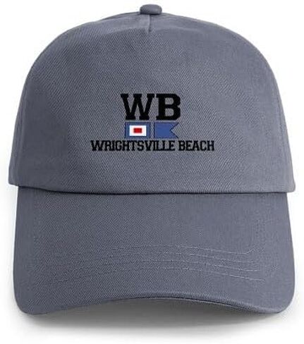 قبعة تصميم أعلام بحرية من CafePress Wrightsville Beach NC قبعة بيسبول قابلة للتعديل in Kuwait