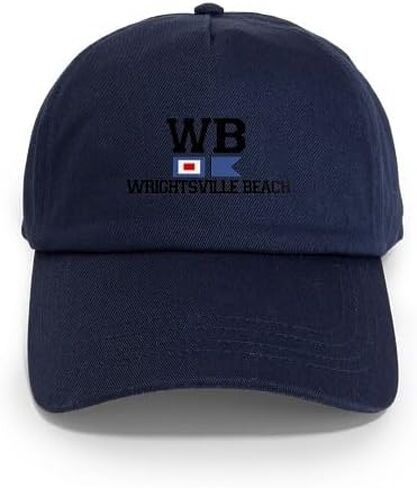 قبعة تصميم أعلام بحرية من CafePress Wrightsville Beach NC قبعة بيسبول قابلة للتعديل in Kuwait