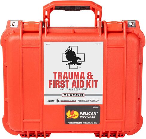 North American Rescue TFAK Trauma First Aid Kit (Class B) NAR T-FAK Emergency Injuries Workplace Aids (80-1034) in Saudi Arabia