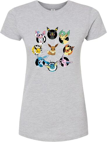 HYBRID APPAREL - Pokémon - Eevee Evolution Circle - تي شيرت برسومات ملائمة للصغار in Kuwait