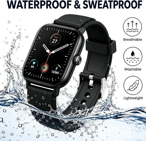 Replacement Watch Bands Compatible with Timex Indiglo, 20mm Soft Silicone Adjustable Wristband, Quick Release Watch Strap for Men Women, Black in Saudi Arabia