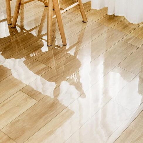 Transparent PVC Floor Protector Non-Slip Transparent Rectangular Floor Protector, Anti-scratch Mats for Rolling Chairs for Home Office – Roll, Clear 1.5 mm, 120 x 150 cm in Kuwait