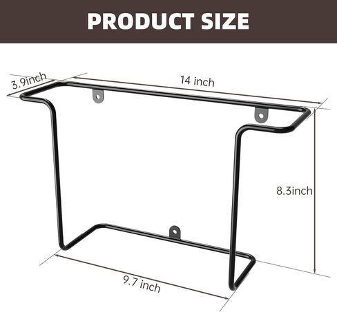 2 Packs Vinyl Wall Mount Holder,Vinyl Record Wall Mount Shelves for Vinyl Display,Metal Floating Record Wall Display Shelves for Frame Album in Saudi Arabia