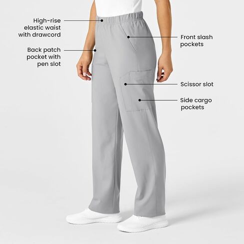Wink W123 Unisex Multi-Cargo Scrub Pant in Kuwait