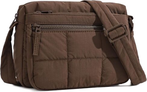 Crossbody Bags for Women,Lightweight Puffy Cross Body Purse with Adjustable Strap Small Travel Shoulder Handbag in Saudi Arabia