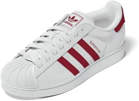 adidas Unisex Superstar II FTWR whiteTeam Victory red/FTWR White 10 US in Kuwait