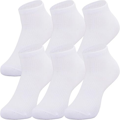 GAP Womens Ribbed Quarter Cut Socks, 6-Pack Adult Socks, Soft & Stretchy, Comfortable in Kuwait