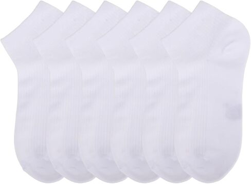 GAP Womens Ribbed Quarter Cut Socks, 6-Pack Adult Socks, Soft & Stretchy, Comfortable in Kuwait