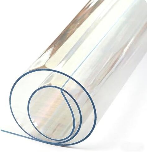 Non-Slip Vinyl Runner Rug Protector for Hardwood Floors, Clear Plastic Mat for Office Chairs, Family & Pet Friendly, Heavy-Duty Floor Cover (6x13ft) in Kuwait