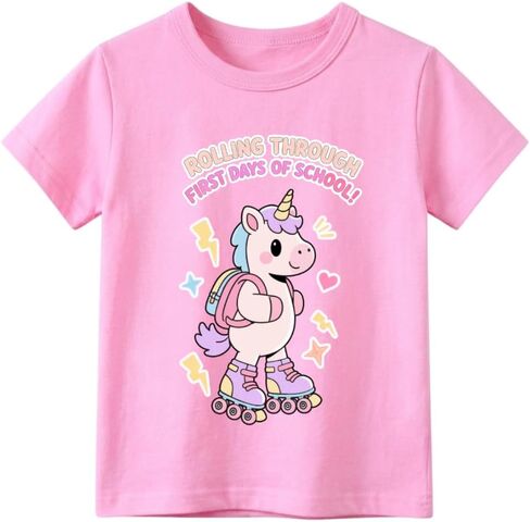 First Day of School Shirt Kids – Happy First Day of Kindergarten 1st Grade Tee Boys Girls Toddler 3T-7T in Saudi Arabia
