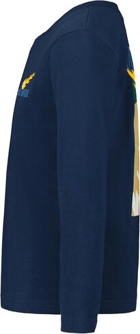 Under Armour Boys' Long Sleeve Logo Graphic T-Shirt, Lightweight & Breathable, Relaxed Fit in Kuwait