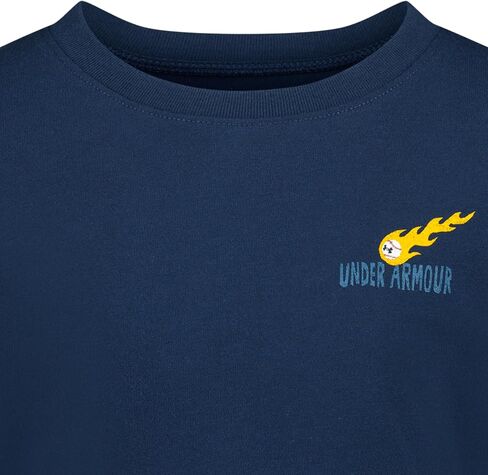 Under Armour Boys' Long Sleeve Logo Graphic T-Shirt, Lightweight & Breathable, Relaxed Fit in Kuwait