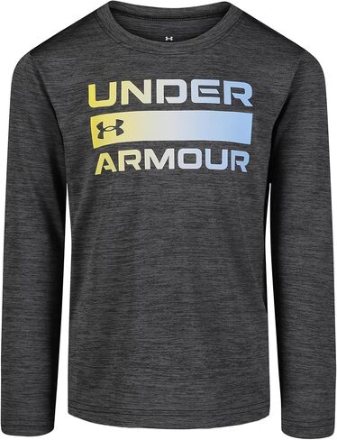 Under Armour Boys' Long Sleeve Logo Graphic T-Shirt, Lightweight & Breathable, Relaxed Fit in Kuwait