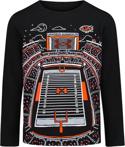 Under Armour Boys' Long Sleeve Logo Graphic T-Shirt, Lightweight & Breathable, Relaxed Fit in Kuwait