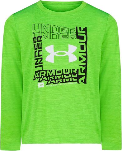 Under Armour Boys' Long Sleeve Logo Graphic T-Shirt, Lightweight & Breathable, Relaxed Fit in Kuwait