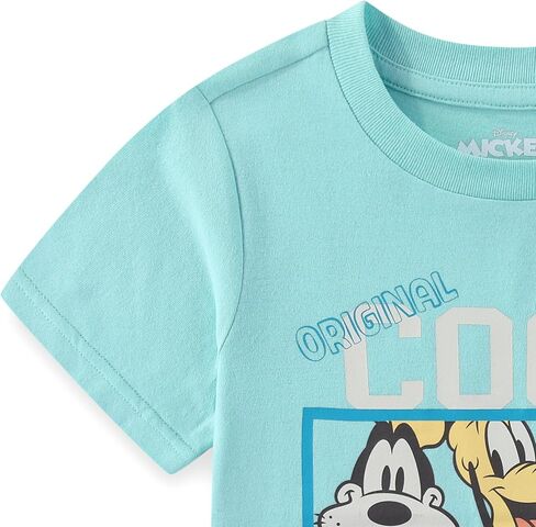 Disney Mickey Mouse Boys 2 Pack Short Sleeve T-Shirt for Toddler and Big Kids in Kuwait