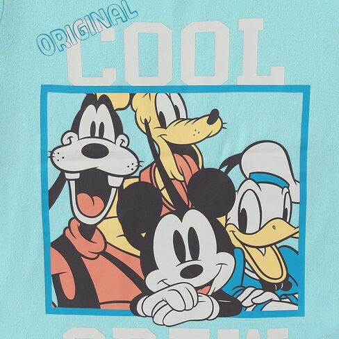 Disney Mickey Mouse Boys 2 Pack Short Sleeve T-Shirt for Toddler and Big Kids in Kuwait
