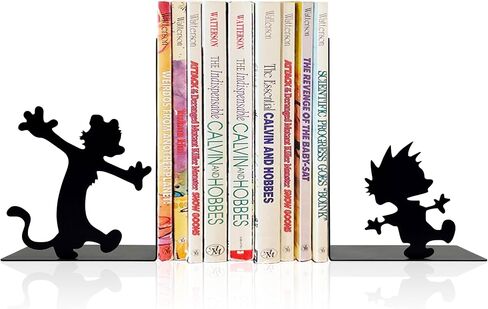 C&H Decorative Kids Bookends Kids Metal Book Ends for Shelves Bookshelf Decorative Objects Home Office Desk Bookshelf Decor, Fun Reading Decor Gift in Saudi Arabia