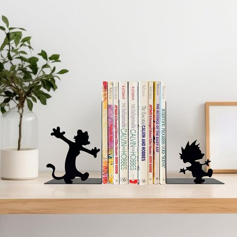 C&H Decorative Kids Bookends Kids Metal Book Ends for Shelves Bookshelf Decorative Objects Home Office Desk Bookshelf Decor, Fun Reading Decor Gift in Saudi Arabia