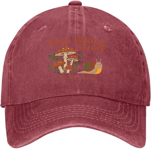 Slow Hiker Society Be There in A Minute Hats for Women Vintage Washed in Kuwait