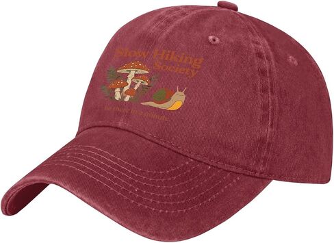 Slow Hiker Society Be There in A Minute Hats for Women Vintage Washed in Kuwait