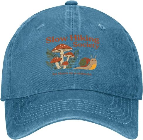 Slow Hiker Society Be There in A Minute Hats for Women Vintage Washed in Kuwait