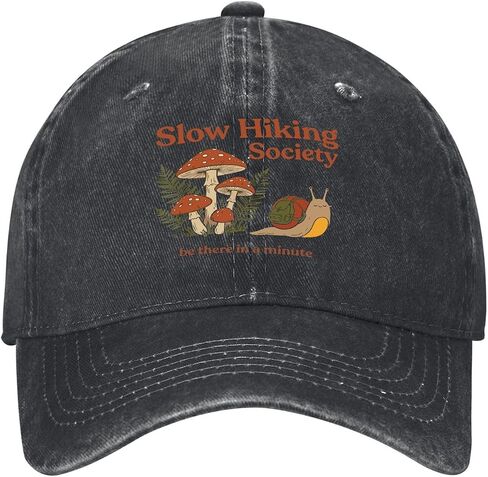 Slow Hiker Society Be There in A Minute Hats for Women Vintage Washed in Kuwait