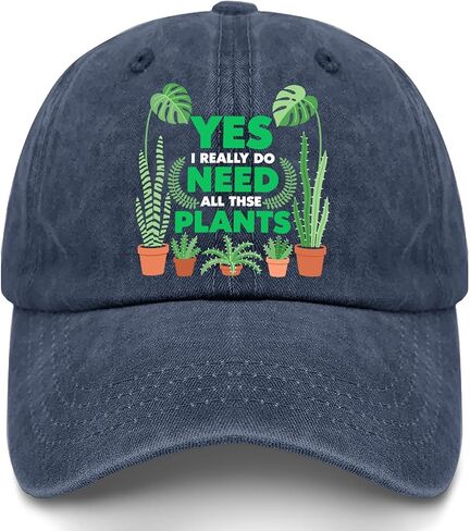 Yes I Really Do Need All These Plants Hat for Mens Stylish Washed Distressed in Kuwait