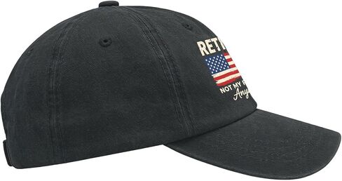 Retired 2026 Not My Problems Anymore Hats for Men Low Profile Washed Distressed in Kuwait