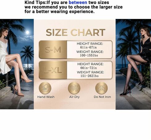 30D Pantyhose for Women, 2PCS High Waisted Control Top Tights for 59-77°F in Kuwait