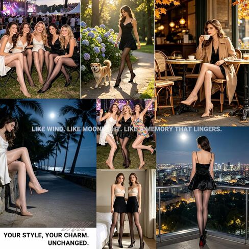 30D Pantyhose for Women, 2PCS High Waisted Control Top Tights for 59-77°F in Kuwait