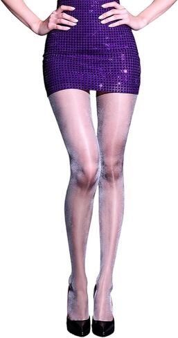 Sparkly Tights for Women Glitter Tights Nylon Pantyhose Shimmering Pantyhose Sheer Stockings in Saudi Arabia