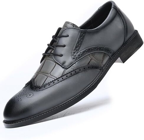 Men's Wingtip Dress Shoes Casual Brogue Oxford Shoes Formal Business Shoes in Saudi Arabia