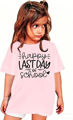 Last Day of School Shirt Kids Boy Girls Pre K Graduation Shirt Kindergarten Graduation Gifts Tees 1st Grade Graduation Shirt in Saudi Arabia