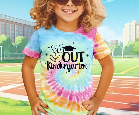 Kids Last Day of School Shirt Out Kindergarten Happy Graduation Tshirt Boys Girls Funny End of Year Summer Vacation Top in Kuwait
