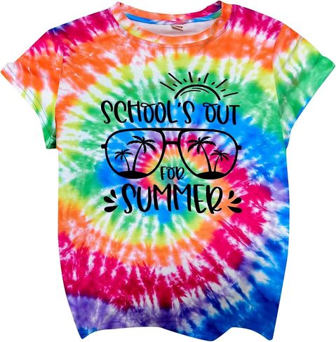 Kids Last Day of School Shirt Out Kindergarten Happy Graduation Tshirt Boys Girls Funny End of Year Summer Vacation Top in Kuwait