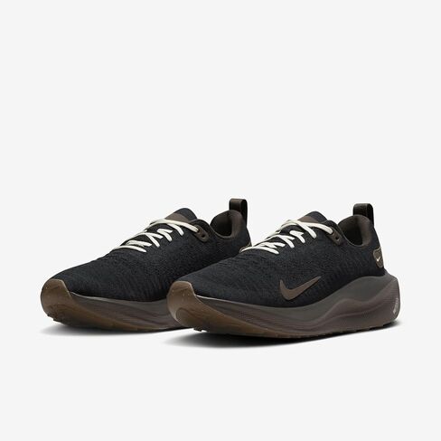 Nike InfinityRN 4 Men's Road Running Shoes (FZ3652-010, Black/Velvet Brown/Earth/Baroque Brown) Size 7.5 in Kuwait