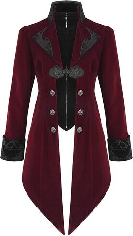 Darkrock Men's Designer Stylish Premium Quality Casual Red Velvet Jacket in Kuwait