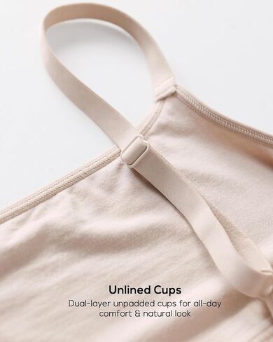Women's Natrelax Bralette - No Underwire Cami Bras Unlined Wireless Comfort Ribbed Sleep Soft Pullover in Saudi Arabia