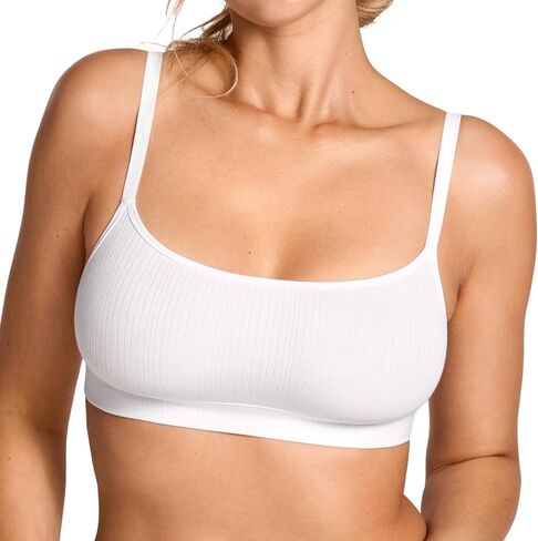 Women's Natrelax Bralette - No Underwire Cami Bras Unlined Wireless Comfort Ribbed Sleep Soft Pullover in Saudi Arabia