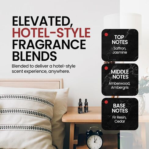 Hotel Diffuser Oil 10ml - Inspired by Luxury Hotel - Long Lasting Diffuser Oil for Home, Spa, Ultrasonic and Waterless Diffusers, Humidifiers & Candles - Bac.car.at Hotel Inspired Scent by Perfa in Saudi Arabia