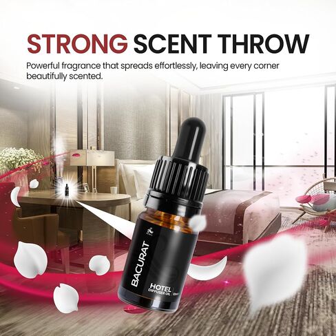 Hotel Diffuser Oil 10ml - Inspired by Luxury Hotel - Long Lasting Diffuser Oil for Home, Spa, Ultrasonic and Waterless Diffusers, Humidifiers & Candles - Bac.car.at Hotel Inspired Scent by Perfa in Saudi Arabia