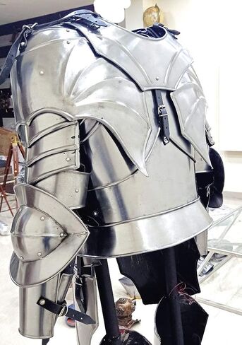 Medieval Knight Gothic Steel Wearable Half Suit of Armor BY THORINSTRUMENTS Rustic Vintage Home Decor Gifts in Kuwait