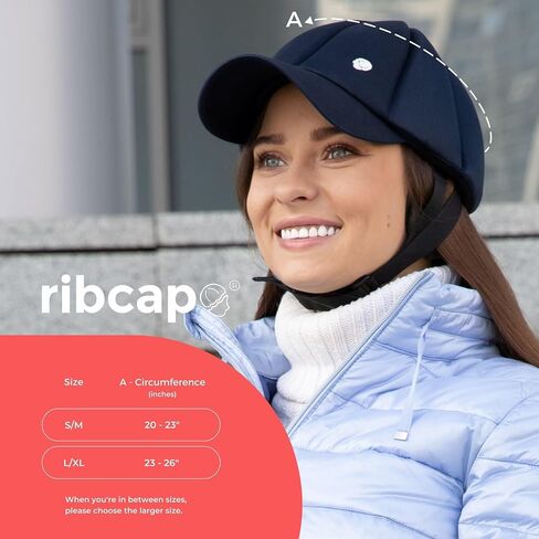 Ribcap Baseball Cap Medical Grade Protective Helmet | Navy Blue | Soft Helmet for Epilepsy | Protective Hat for Seizures in Saudi Arabia