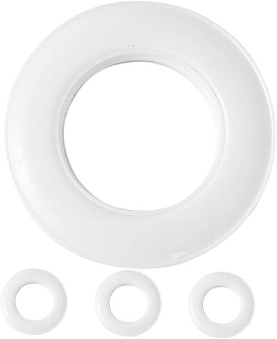 PRETYZOOM 4pcs Plastic Drapery Rings Clip Rings for Curtains Easy Install Drapery Grommets Window Curtain Clips Hooks in Saudi Arabia