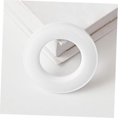 PRETYZOOM 4pcs Plastic Drapery Rings Clip Rings for Curtains Easy Install Drapery Grommets Window Curtain Clips Hooks in Saudi Arabia