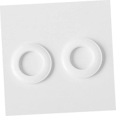 PRETYZOOM 4pcs Plastic Drapery Rings Clip Rings for Curtains Easy Install Drapery Grommets Window Curtain Clips Hooks in Saudi Arabia