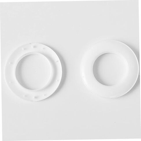 PRETYZOOM 4pcs Plastic Drapery Rings Clip Rings for Curtains Easy Install Drapery Grommets Window Curtain Clips Hooks in Saudi Arabia